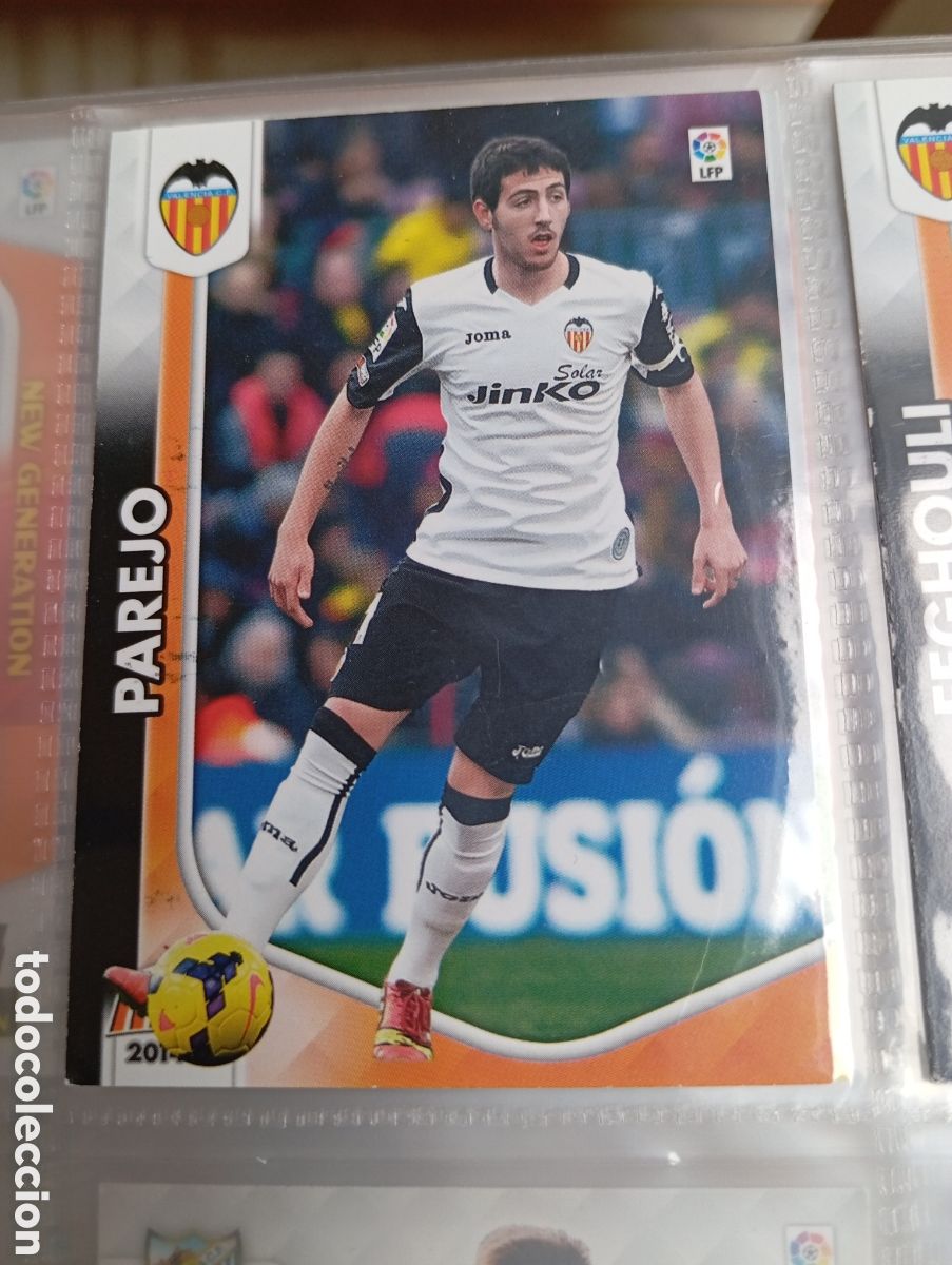 Fu&szlig;ball-Sticker: Parejo Valencia CF Ficha Cromo de futbol Megacracks 2014-2015 Liga BBVA MGK 14-15 Panini