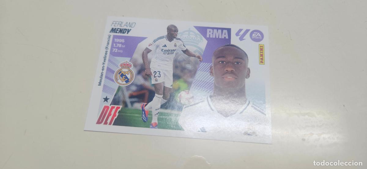 Fu&szlig;ball-Sticker: mendy 10a real madrid este 2025 2026 25 26 sin pegar