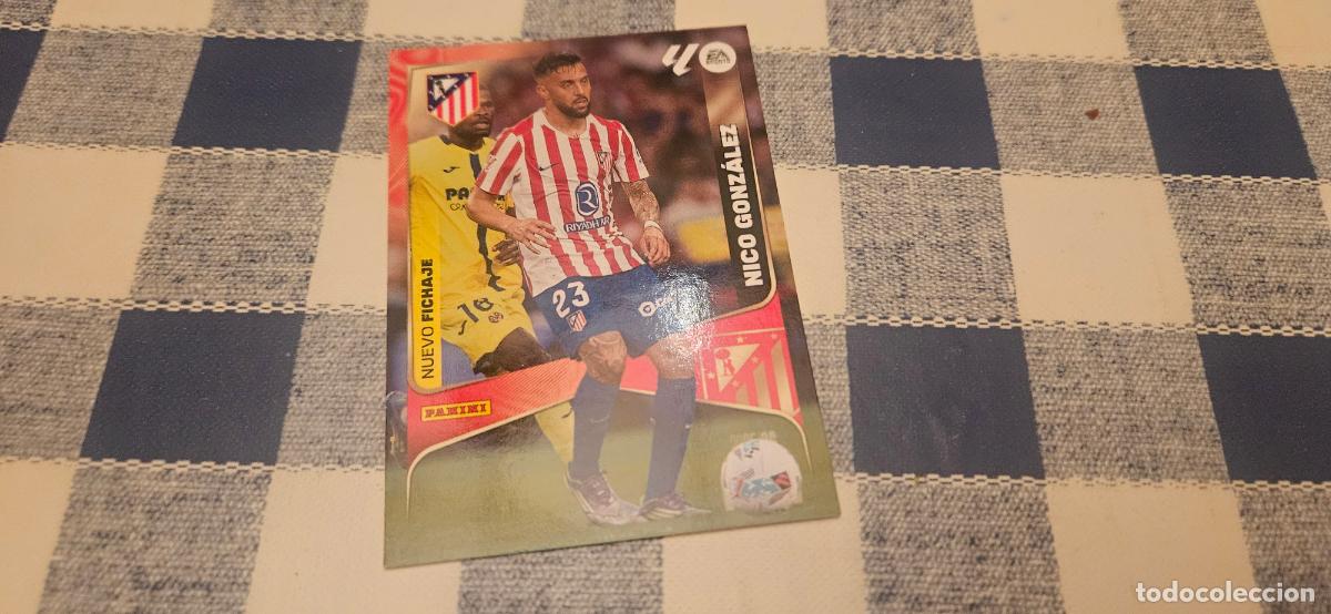 Cromos de Futebol: nico gonzalez fichaje 504 atletico de madrid megacrack 2025 2026 25 26 trading card