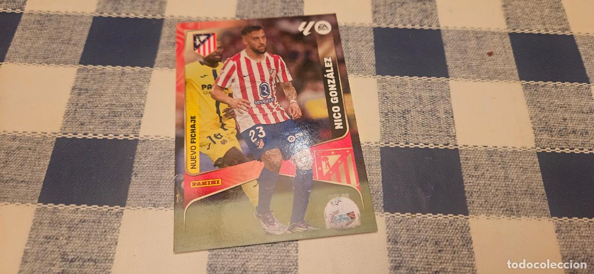 Cromos de Futebol: nico gonzalez fichaje 504 atletico de madrid megacrack 2025 2026 25 26 trading card