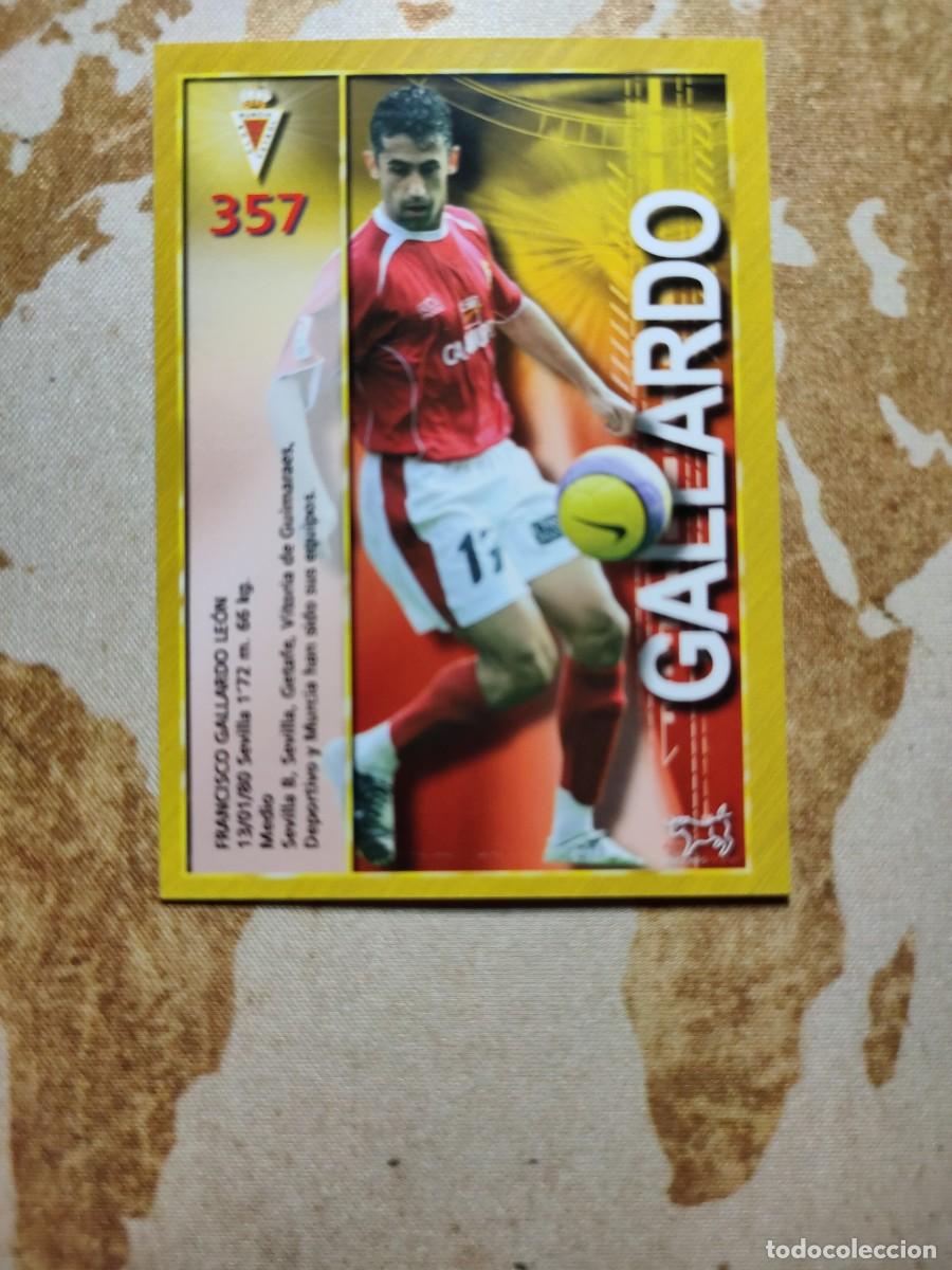 Cromos de f&uacute;tbol: Ediciones Estadio Murcia 357 GALLARDO 2007-08 - Foto 2