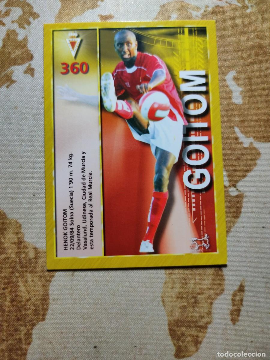 Cromos de f&uacute;tbol: Ediciones Estadio Murcia 360 GOITOM 2007-08 - Foto 2