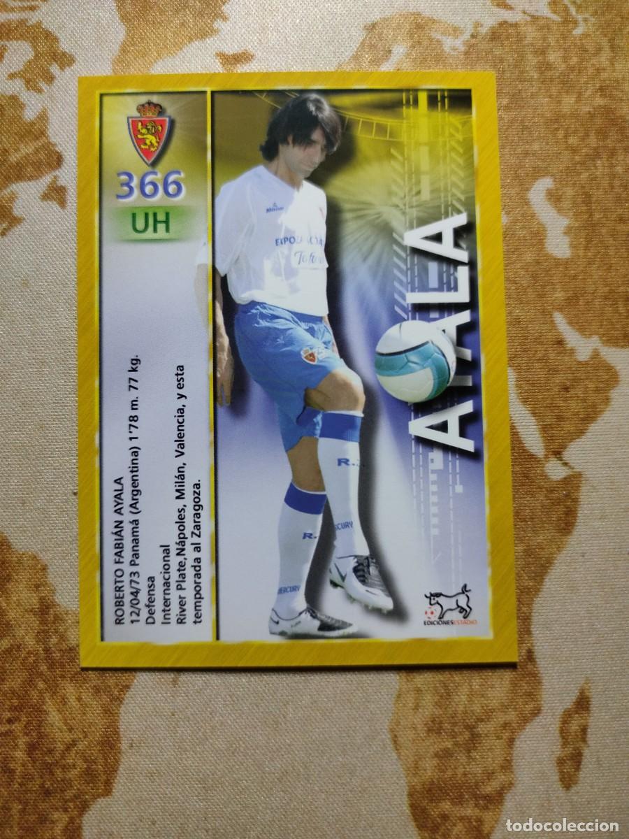Cromos de f&uacute;tbol: Ediciones Estadio &Uacute;LTIMA HORA 366 AYALA 2007-08 - Foto 2