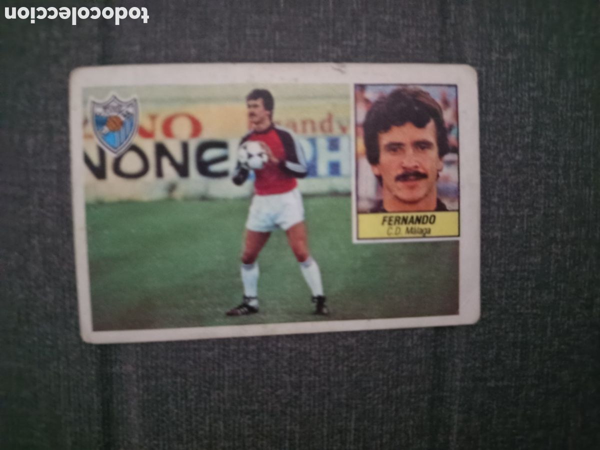 Cromos de F&uacute;tbol: ❇️ CROMO STICKER FERNANDO M&Aacute;LAGA 1984 1985 84 85 EDICIONES ESTE REGUPERADO ❇️