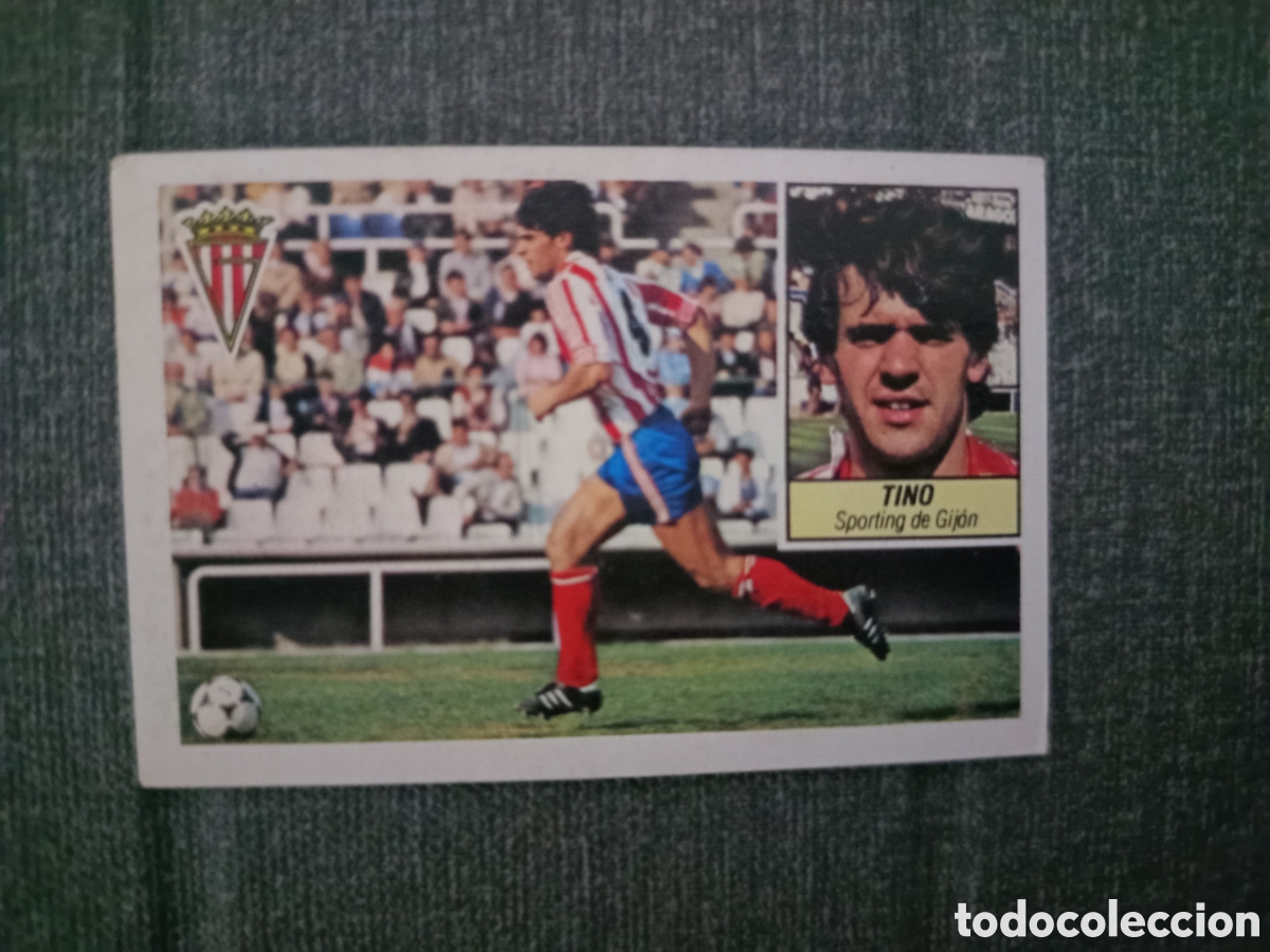 Cromos de F&uacute;tbol: ❇️ CROMO STICKER TINO SPORTING DE GIJ&Oacute;N 1984 1985 84 85 EDICIONES ESTE DESPEGADO ❇️
