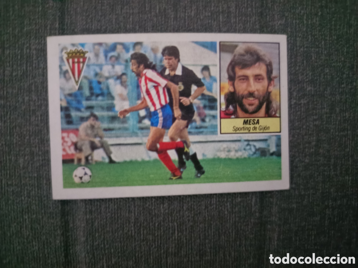 Cromos de F&uacute;tbol: ❇️ CROMO STICKER MESA SPORTING DE GIJ&Oacute;N 1984 1985 84 85 EDICIONES ESTE DESPEGADO ❇️