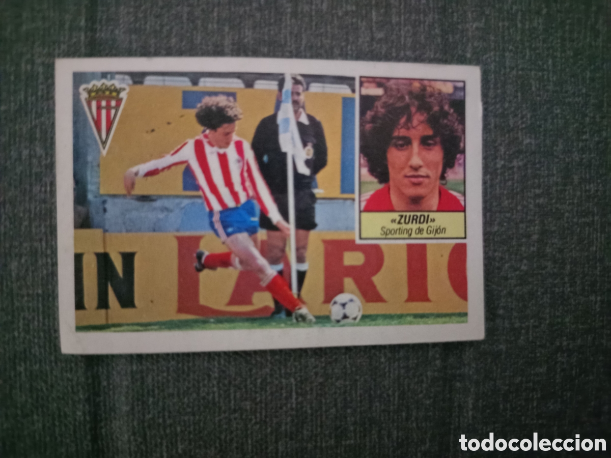 Cromos de F&uacute;tbol: ❇️ CROMO STICKER ZURDI SPORTING DE GIJ&Oacute;N 1984 1985 84 85 EDICIONES ESTE DESPEGADO ❇️