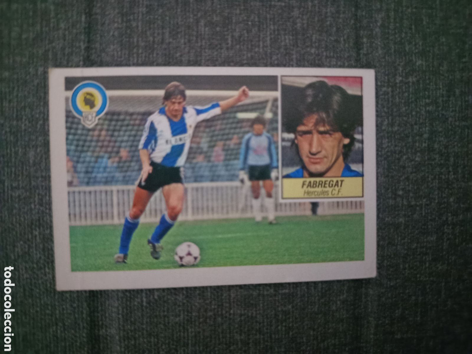 Cromos de F&uacute;tbol: ❇️ CROMO STICKER FABREGAT H&Eacute;RCULES 1984 1985 84 85 EDICIONES ESTE DESPEGADO ❇️