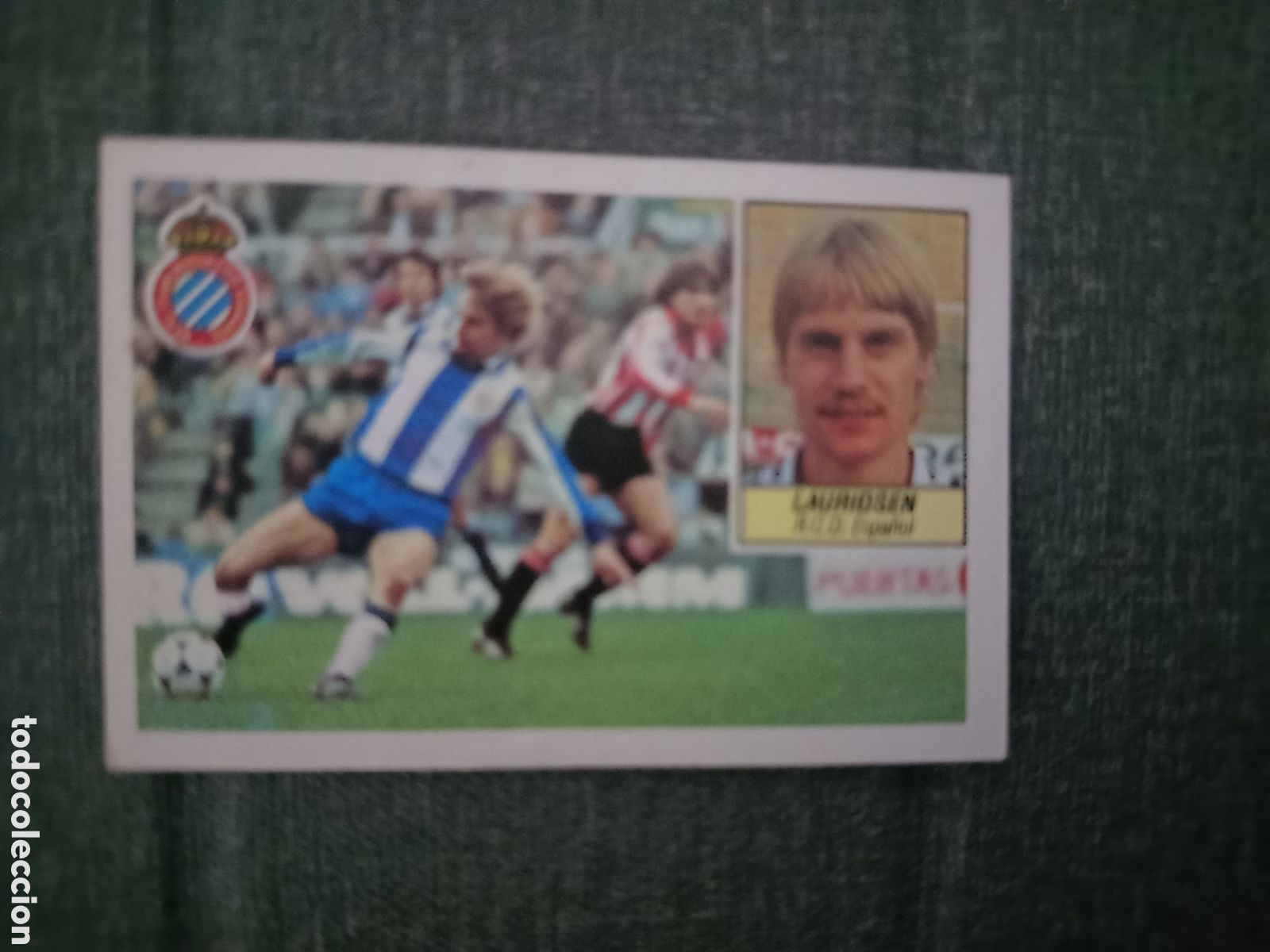 Cromos de F&uacute;tbol: ❇️ CROMO STICKER LAURIDSEN ESPA&Ntilde;OL 1984 1985 84 85 EDICIONES ESTE DESPEGADO ❇️