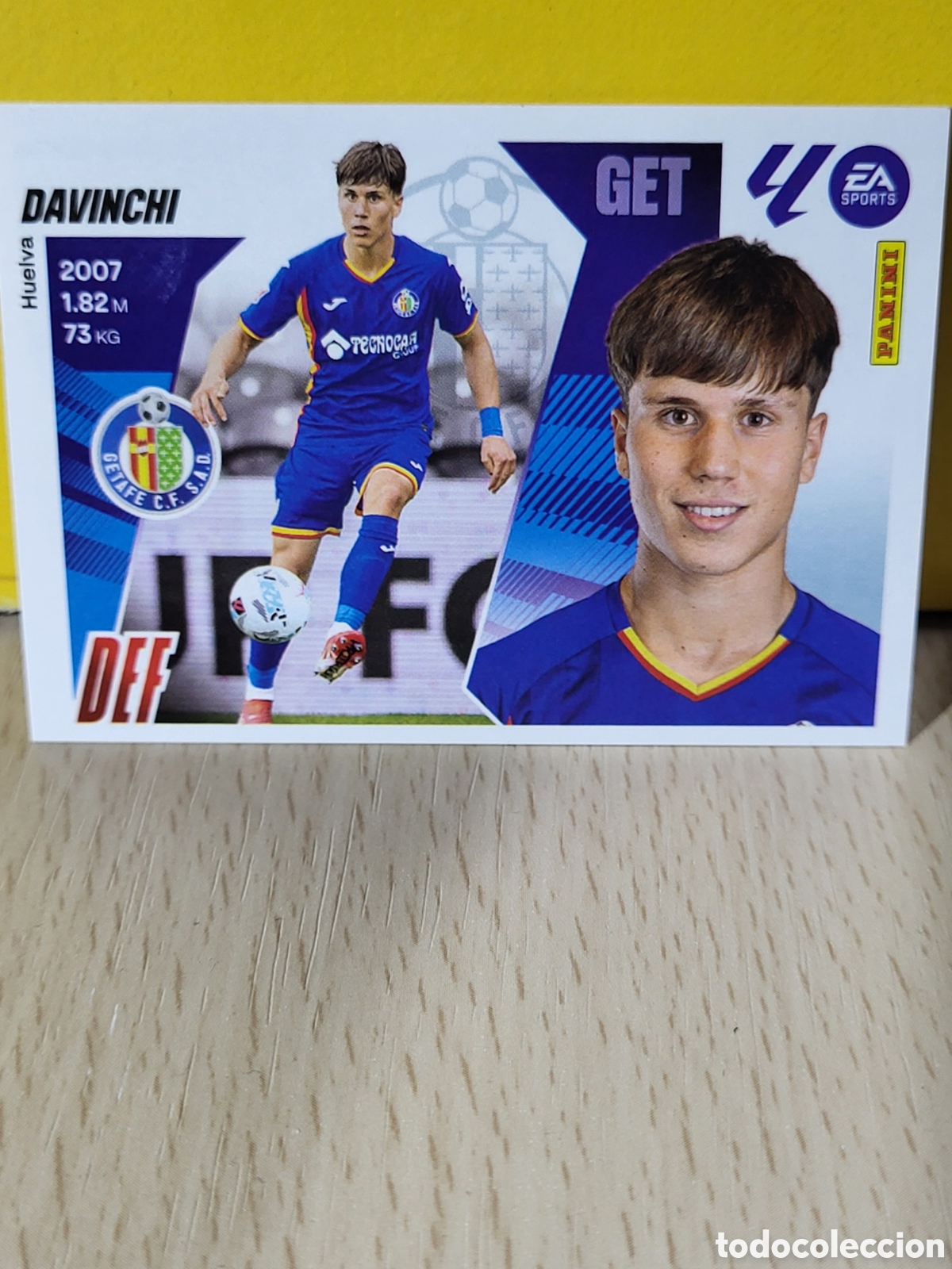 Cromos de F&uacute;tbol: DAVINCHI GETAFE CF N&ordm; 6 B LIGA ESTE 25 26 2025 2026 PANINI