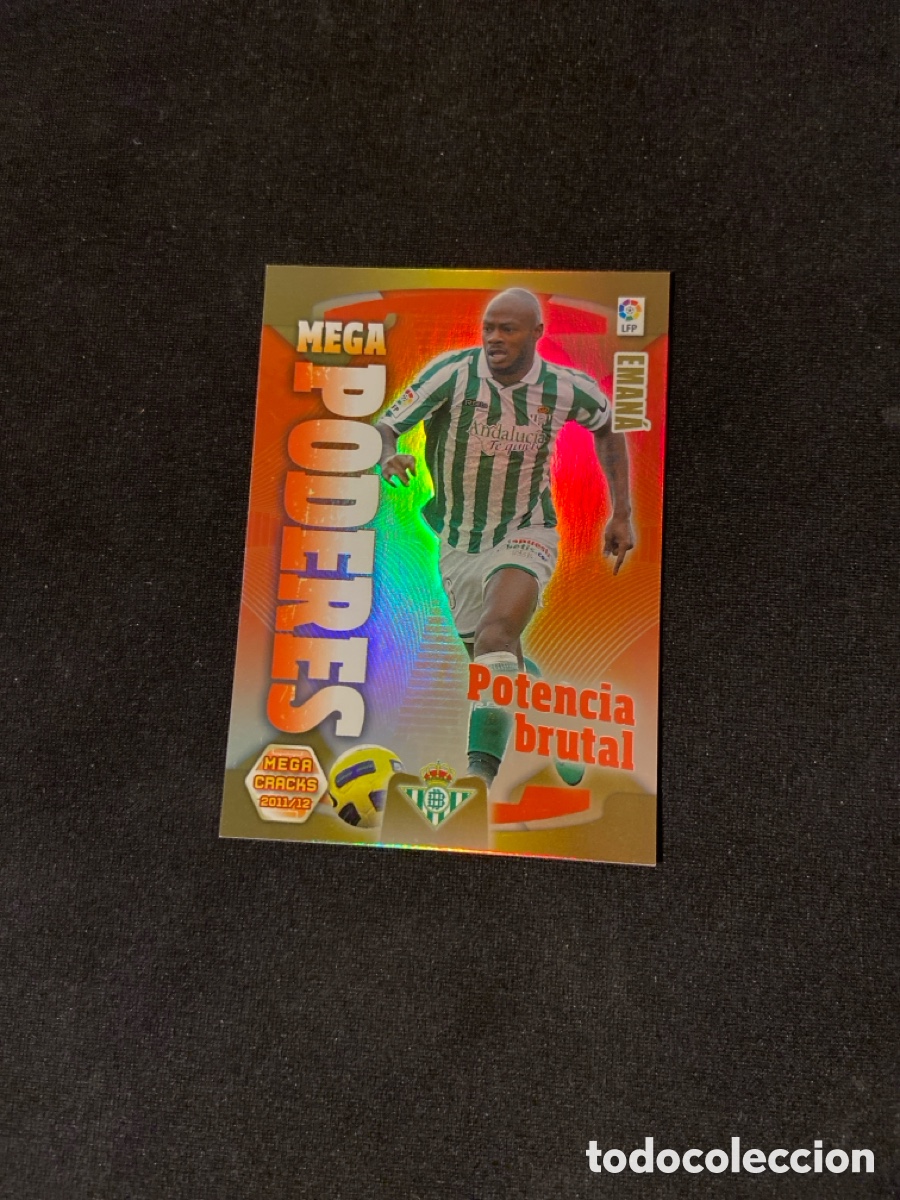 Fu&szlig;ball-Sticker: EMANA 380 MEGA PODERES (BETIS) PANINI MEGACRACKS 2011-2012 11 12 CROMO CARTA M-4