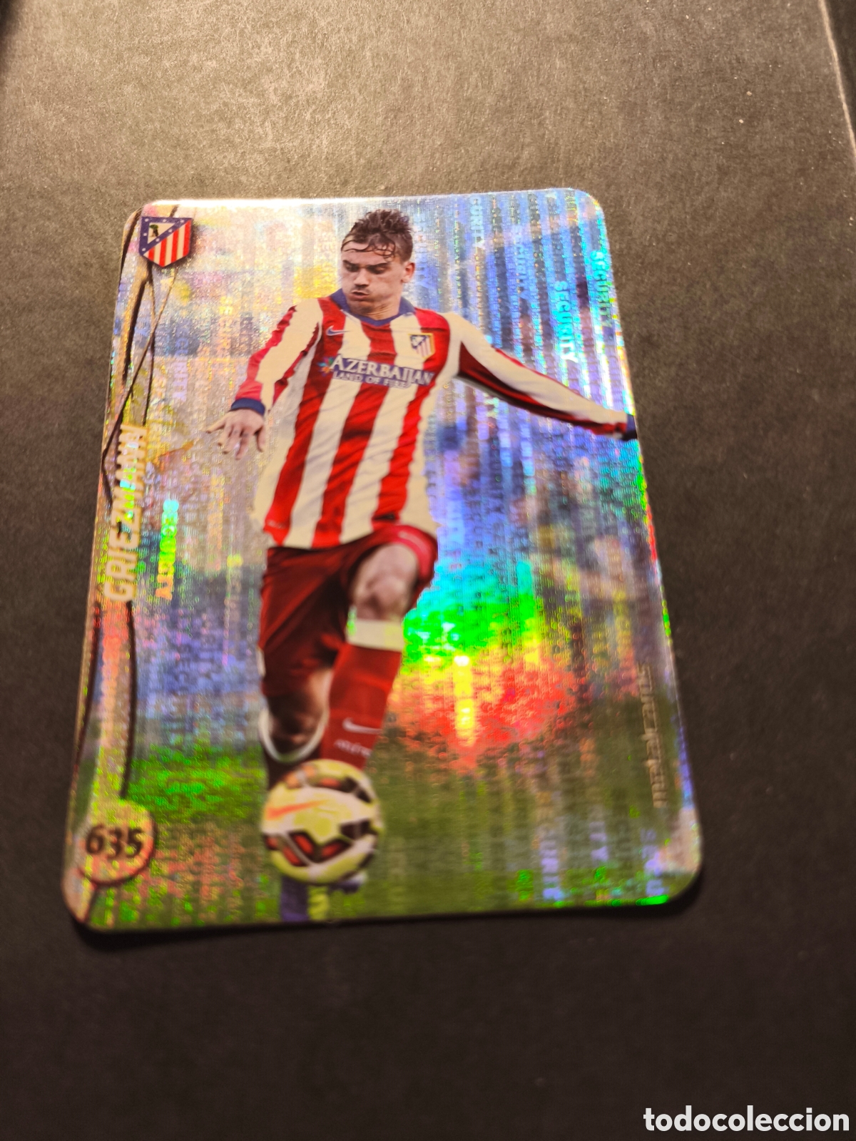 Cromos de f&uacute;tbol: 635 GRIEZMANN TOP 11MUNDICROMO QUIZ GAME 2012 VERSION SECURITY