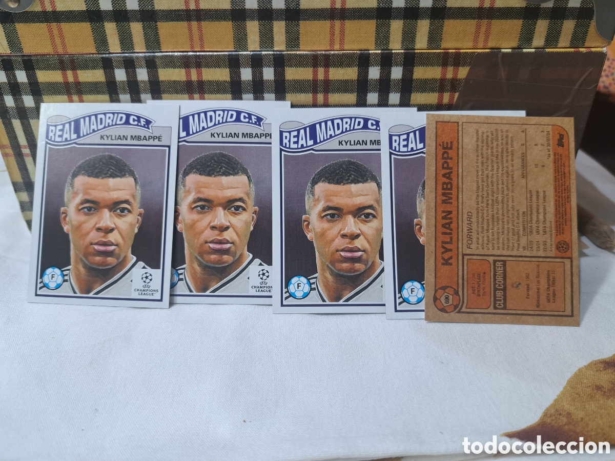 Cromos de f&uacute;tbol: Kyliam Mbappe Real Madrid - Foto 1