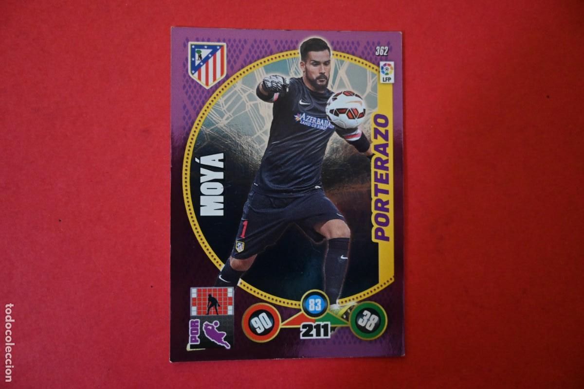 Cromos de F&uacute;tbol: ADRENALYN XL 2014 2015 - N&ordm; 362 MOYA PORTERAZO - ATLETICO DE MADRID - PANINI CROMO LIGA 14 15