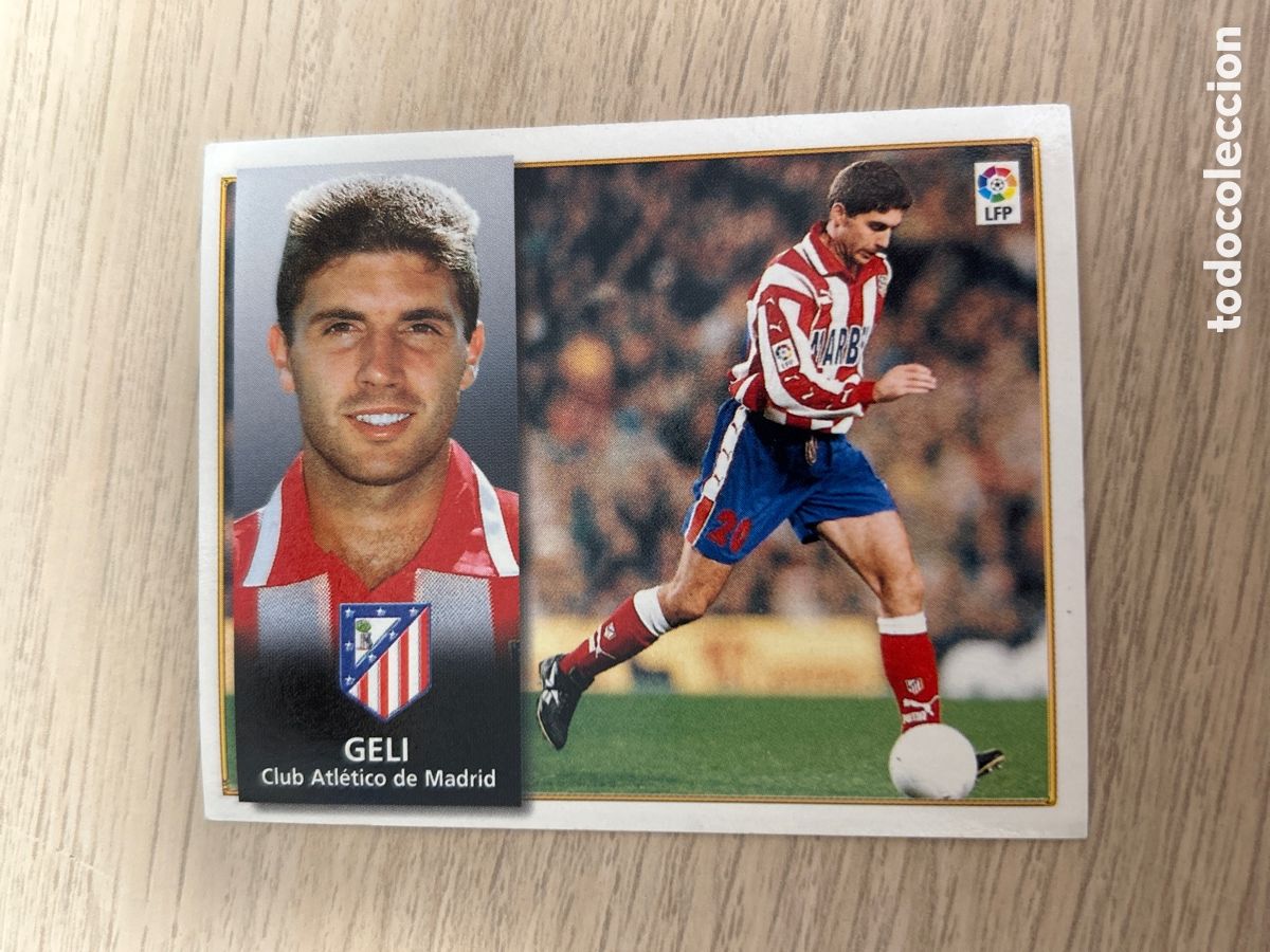 Football Stickers: GELI ATLETICO DE MADRID LIGA ESTE 1998 1999 98 99 NUNCA PEGADO SIN PEGAR