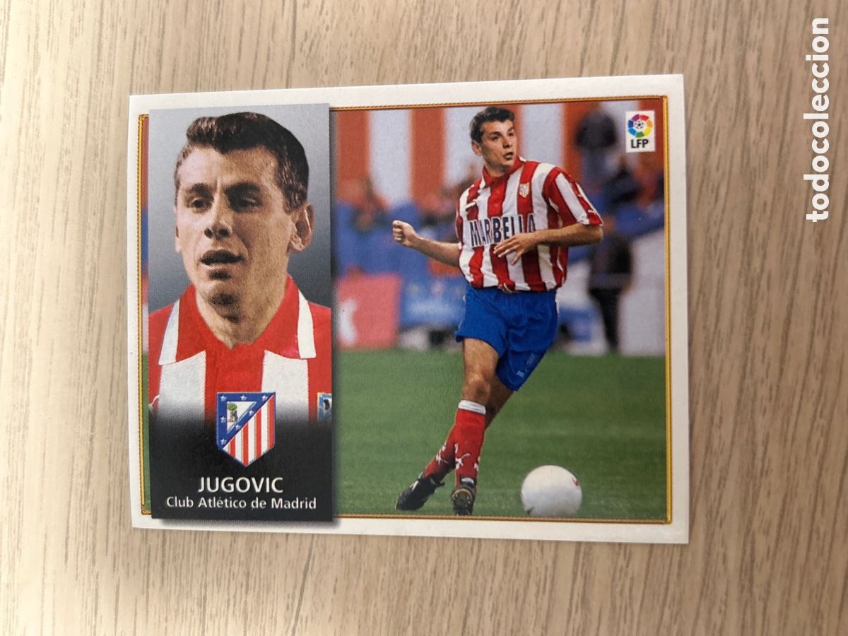 Cromos de F&uacute;tbol: JUGOVIC ATLETICO DE MADRID LIGA ESTE 1998 1999 98 99 NUNCA PEGADO SIN PEGAR