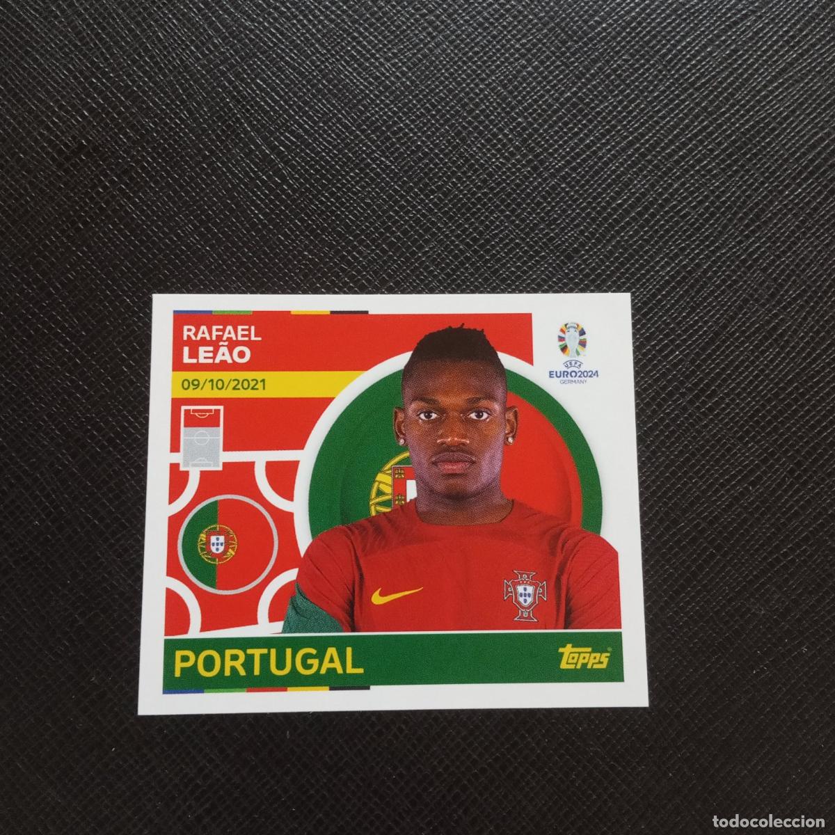 Fu&szlig;ball-Sticker: 21 RAFAEL LEOA PORTUGAL TOPPS EUROCOPA ALEMANIA CROMO FUTBOL 2024 EURO 24 - SIN PEGAR - A83 PG54