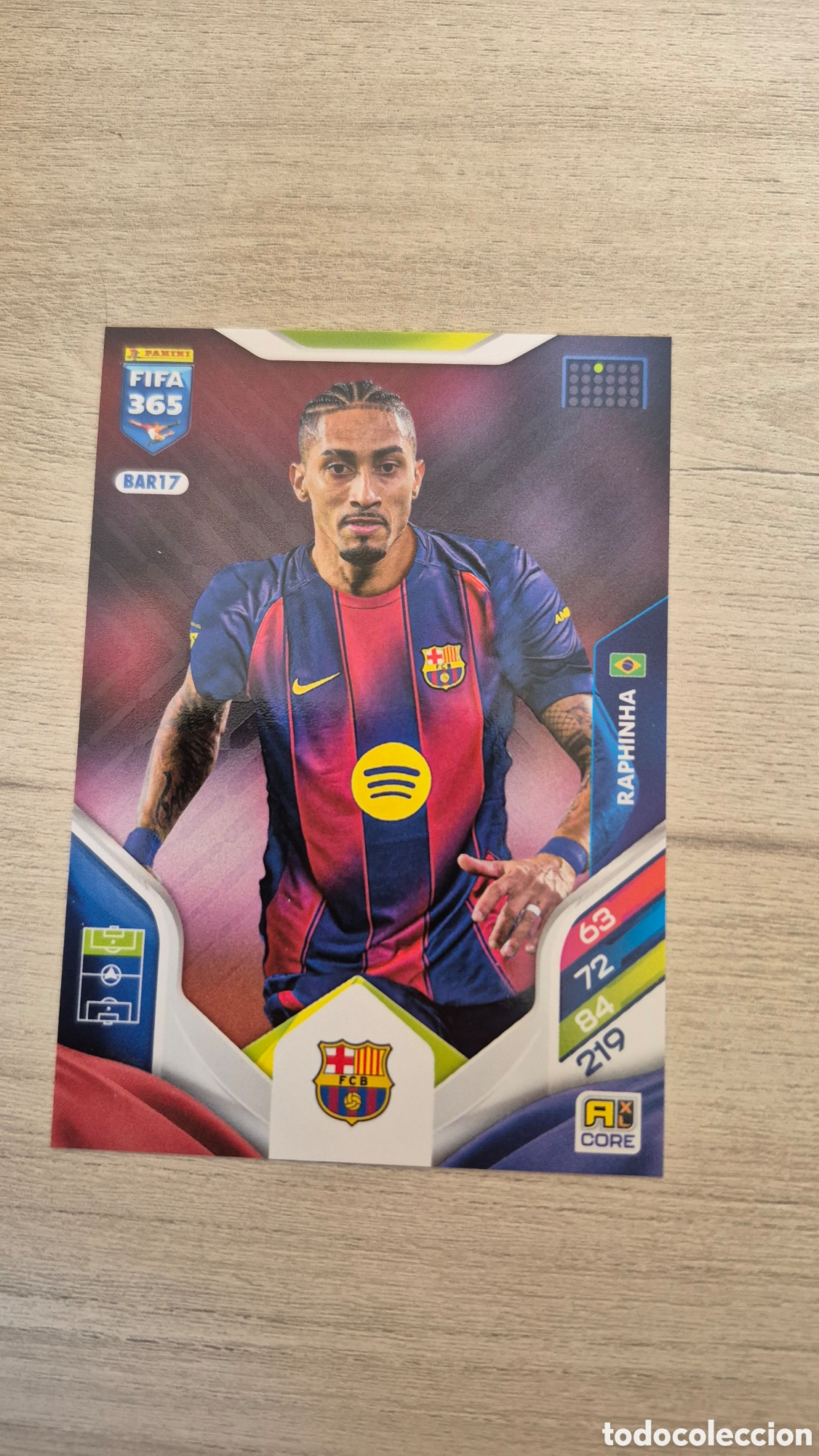Cromos de f&uacute;tbol: BAR17 Raphina FIFA 365 - Foto 1