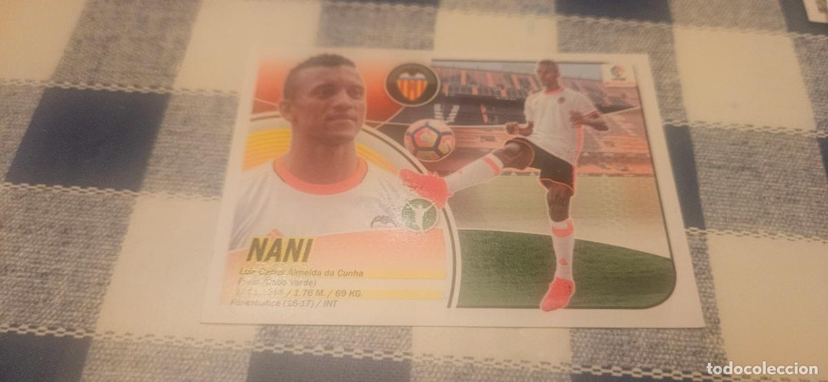 Football Stickers: nani valencia fichaje 25 este 2016 2017 16 17 sin pegar