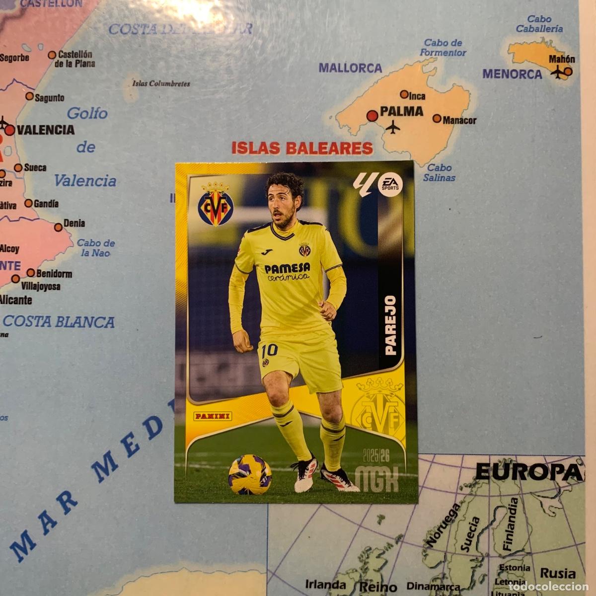 Cromos de F&uacute;tbol: Parejo n&uacute;mero 371 del Villarreal megacracks 25-26 2025-2026