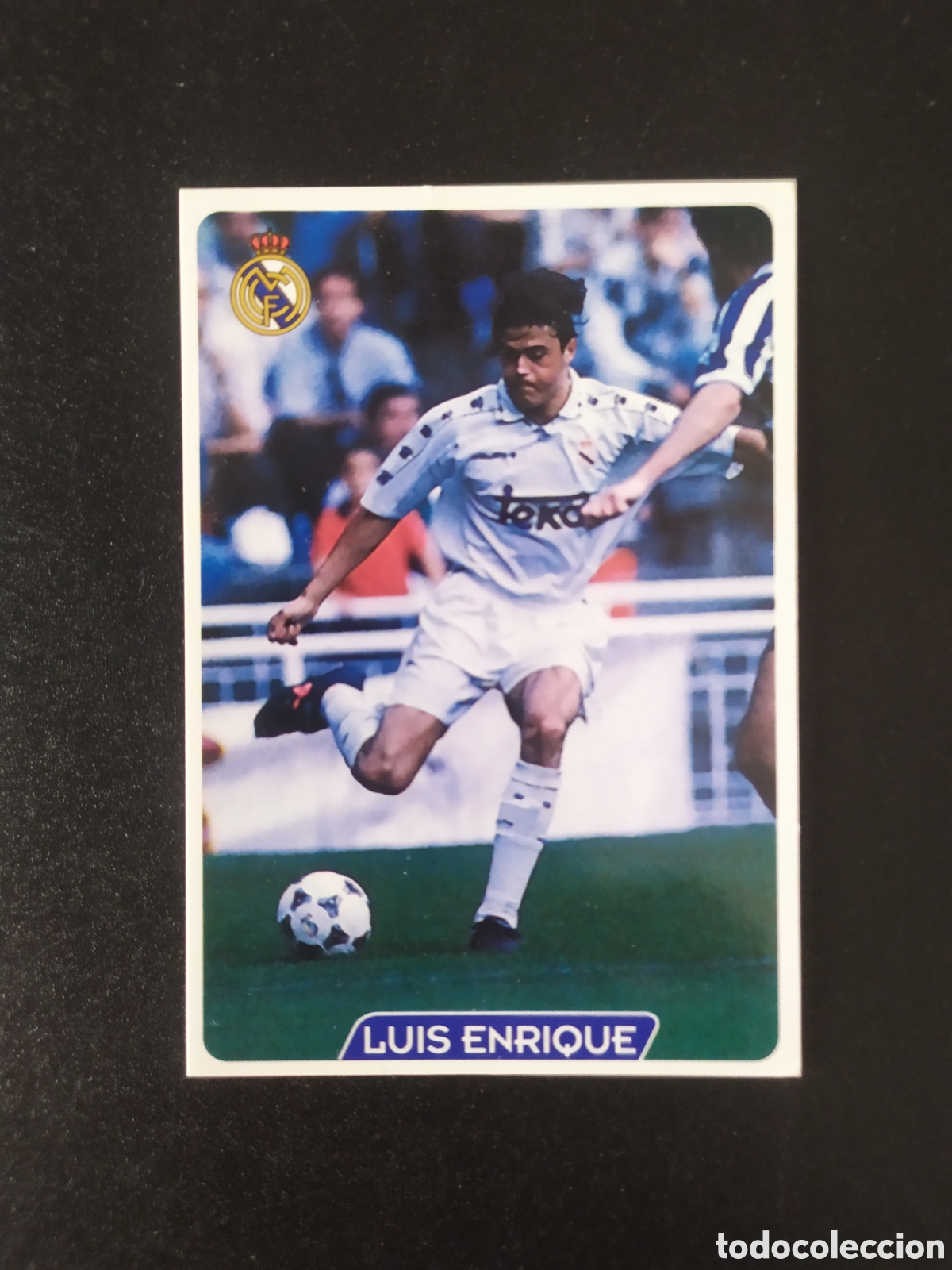Cromos de f&uacute;tbol: Mundicromo fichas Liga 1995 1996 95 96 Luis Enrique n&deg; 13 Real Madrid