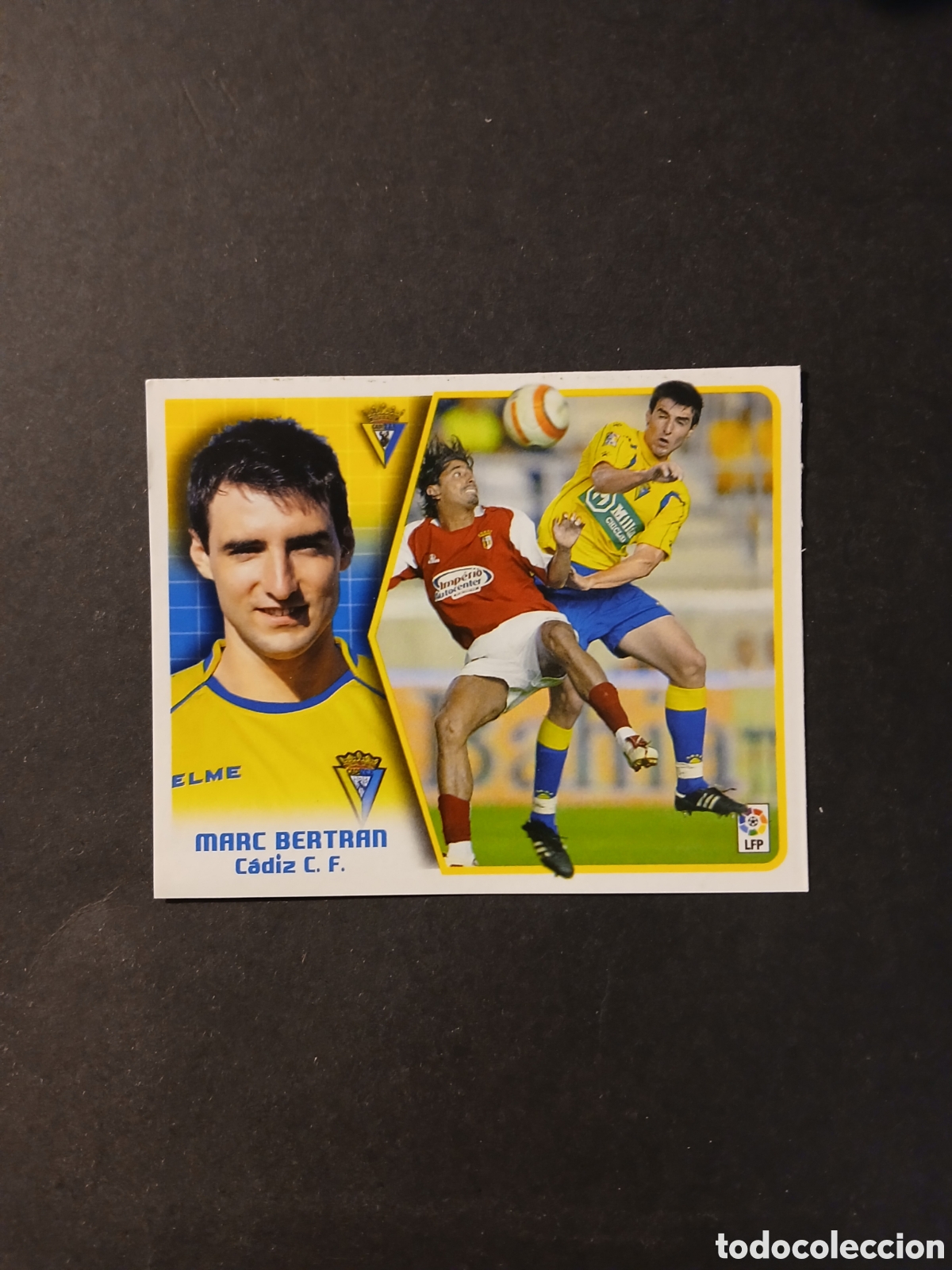 Cartes &agrave; collectionner de Football: MARC BERTRAN CADIZ COLOCA LIGA ESTE 2005/06 05 06 NUNCA PEGADO SIN PEGAR
