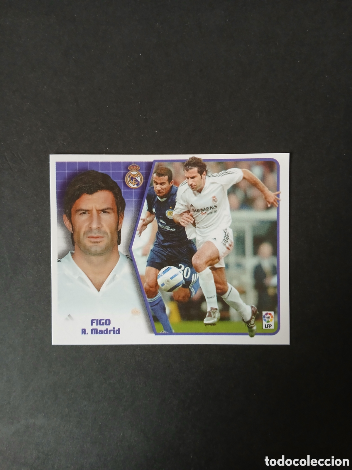 Cartes &agrave; collectionner de Football: FIGO BAJA REAL MADRID LIGA ESTE 2005/06 05 06 NUNCA PEGADO SIN PEGAR
