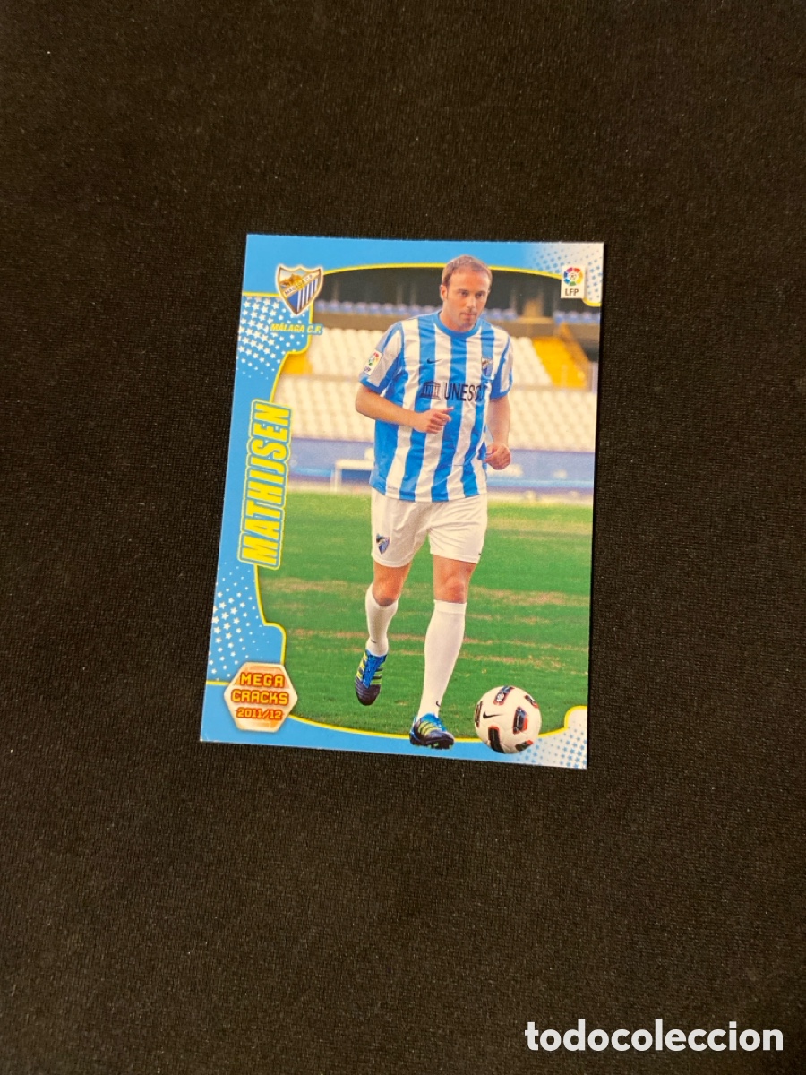 Figurine di Calcio: MATHIJSEN 439 NUEVO FICHAJE (M&Aacute;LAGA) PANINI MEGACRACKS 2011-2012 11 12 CROMO CARTA M-4