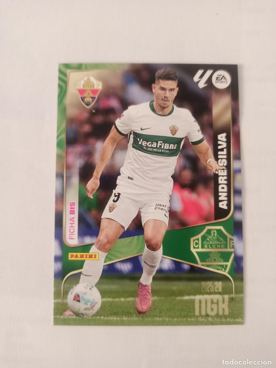 Football Stickers: Andr&eacute; Silva 142 bis - Elche - 3 &ordf; TERCERA EDICI&Oacute;N - MEGACRACKS 2025 2026 - 25 26 MGK