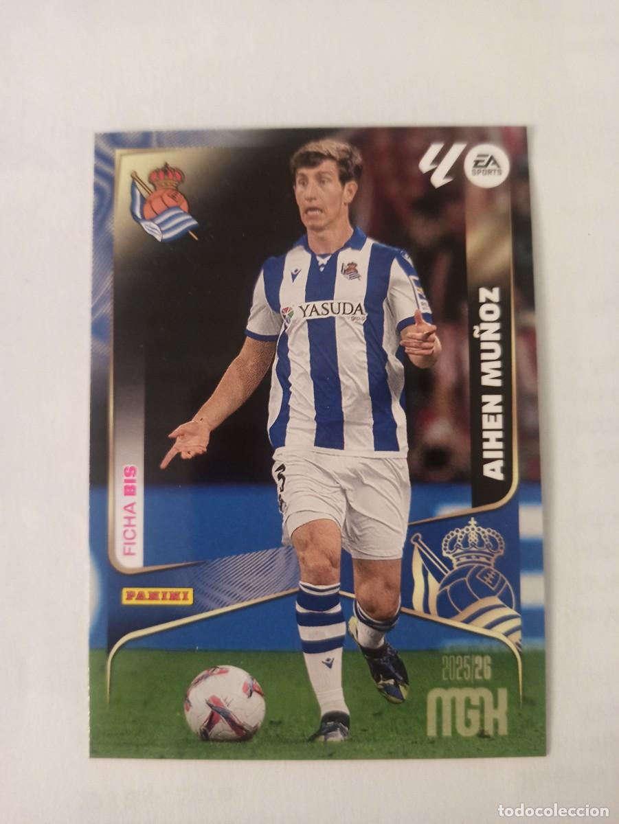 Cartes &agrave; collectionner de Football: Aihen Mu&ntilde;oz 314 bis - R. Sociedad - 3 &ordf; TERCERA EDICI&Oacute;N - MEGACRACKS 2025 2026 - 25 26 MGK