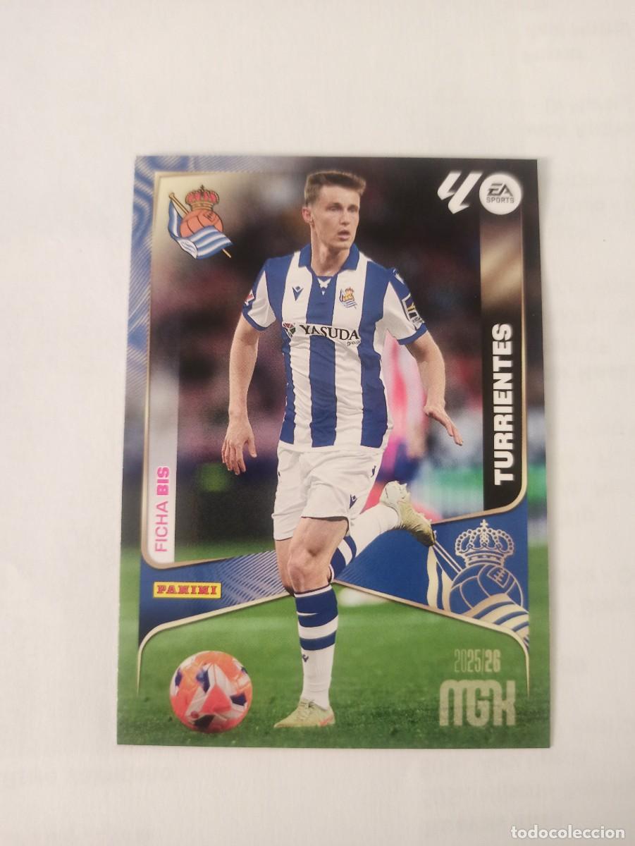 Cartes &agrave; collectionner de Football: Turrientes 315 bis - R. Sociedad - 3 &ordf; TERCERA EDICI&Oacute;N - MEGACRACKS 2025 2026 - 25 26 MGK