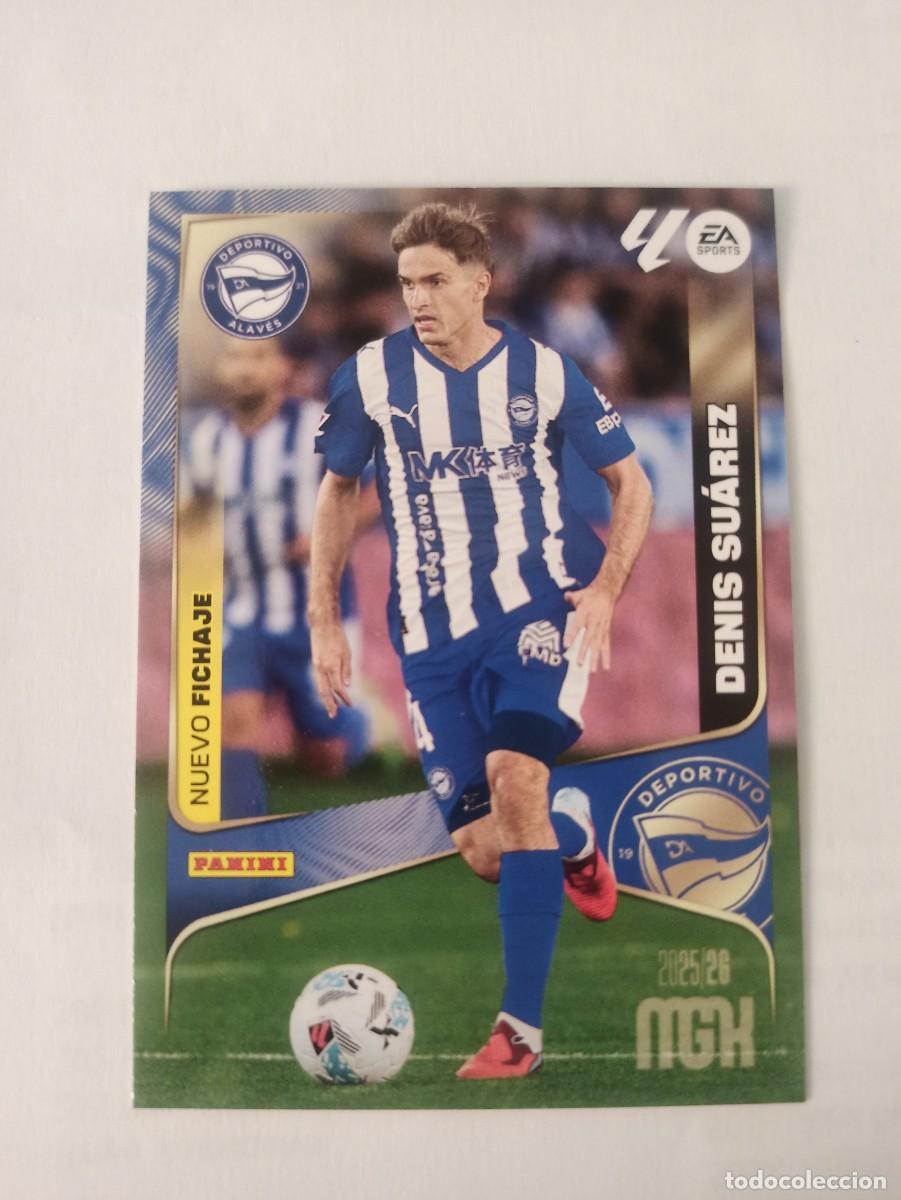 Fu&szlig;ball-Sticker: Denis Su&aacute;rez 483 - Alav&eacute;s - N. FICHAJES - 3 &ordf; TERCERA EDICI&Oacute;N - MEGACRACKS 2025 2026 - 25 26 MGK