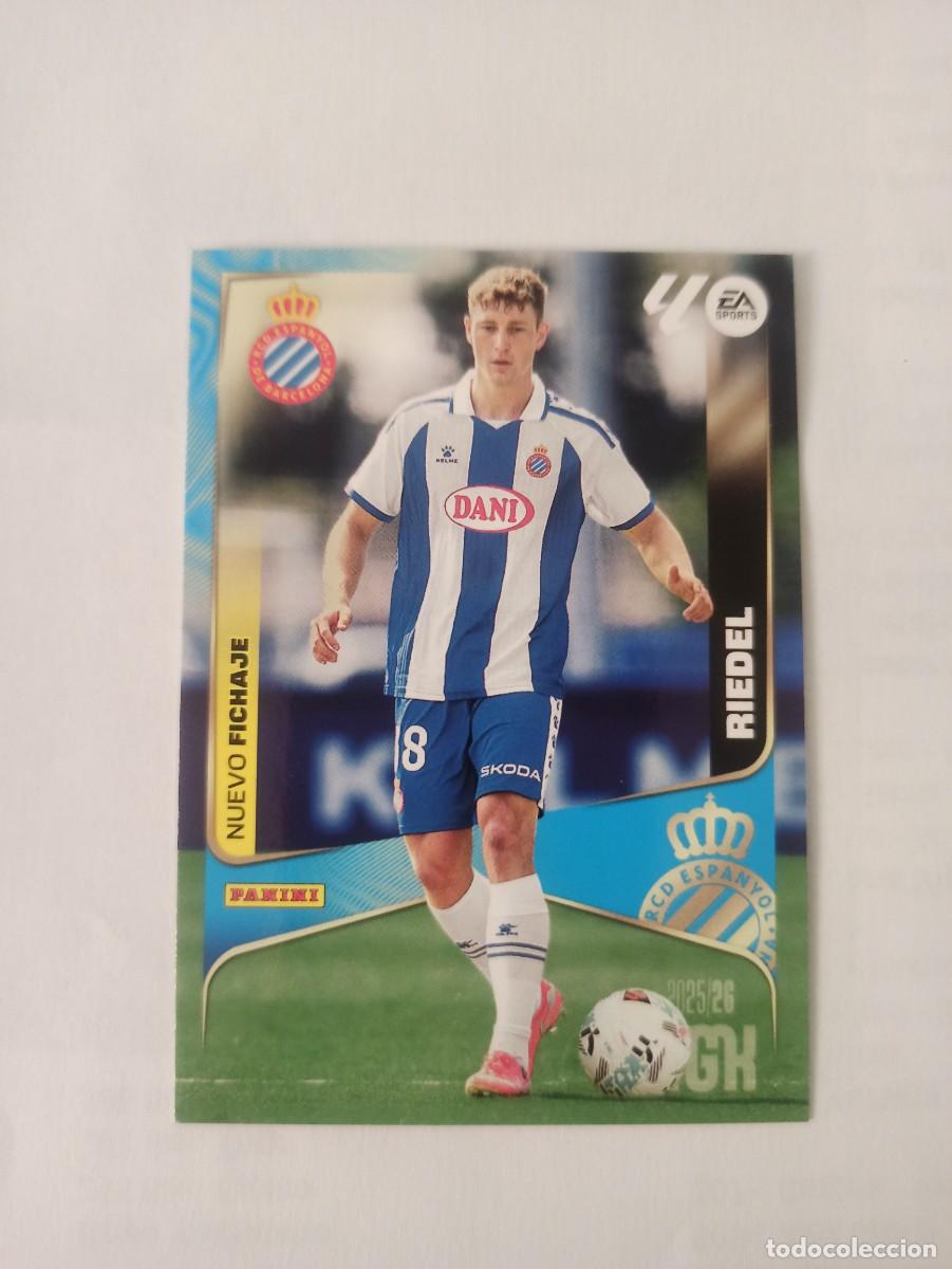 Cromos de F&uacute;tbol: Riedel 488 - Espanyol - N. FICHAJES - 3 &ordf; TERCERA EDICI&Oacute;N - MEGACRACKS 2025 2026 - 25 26 MGK