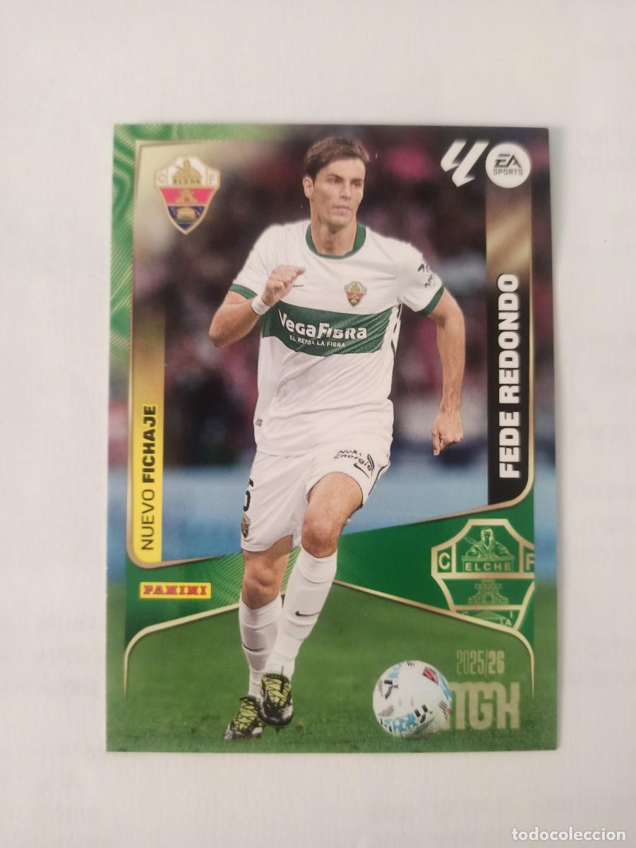 Fu&szlig;ball-Sticker: Fede Redondo 492 - Elche - N. FICHAJES - 3 &ordf; TERCERA EDICI&Oacute;N - MEGACRACKS 2025 2026 - 25 26 MGK