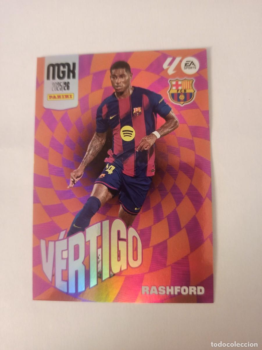 Cartes &agrave; collectionner de Football: Rashford 509 - Barcelona - N. VERTIGO - 3 &ordf; TERCERA EDICI&Oacute;N - MEGACRACKS 2025 2026 - 25 26 MGK