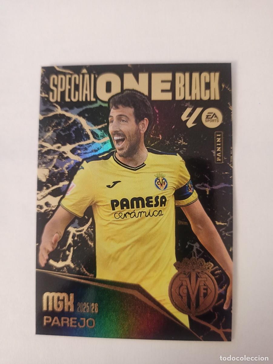 Cromos de F&uacute;tbol: Parejo - Villarreal - SPECIAL ONE BLACK - MEGACRACKS 2025 2026 - 25 26 MGK