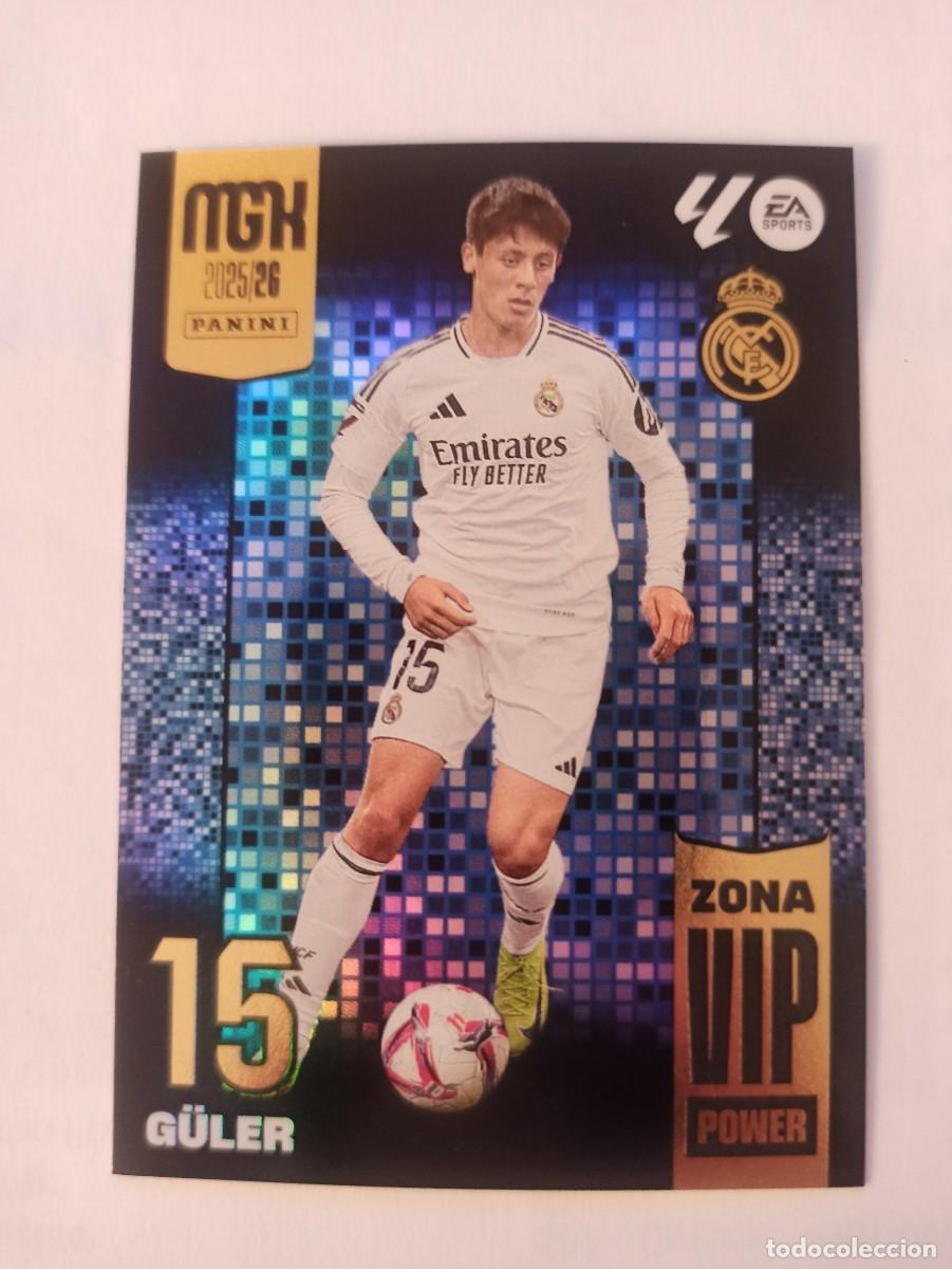 Cromos de F&uacute;tbol: Guler P394 P 394 - R. Madrid - ZONA VIP POWER - MEGACRACKS 2025 2026 - 25 26 MGK