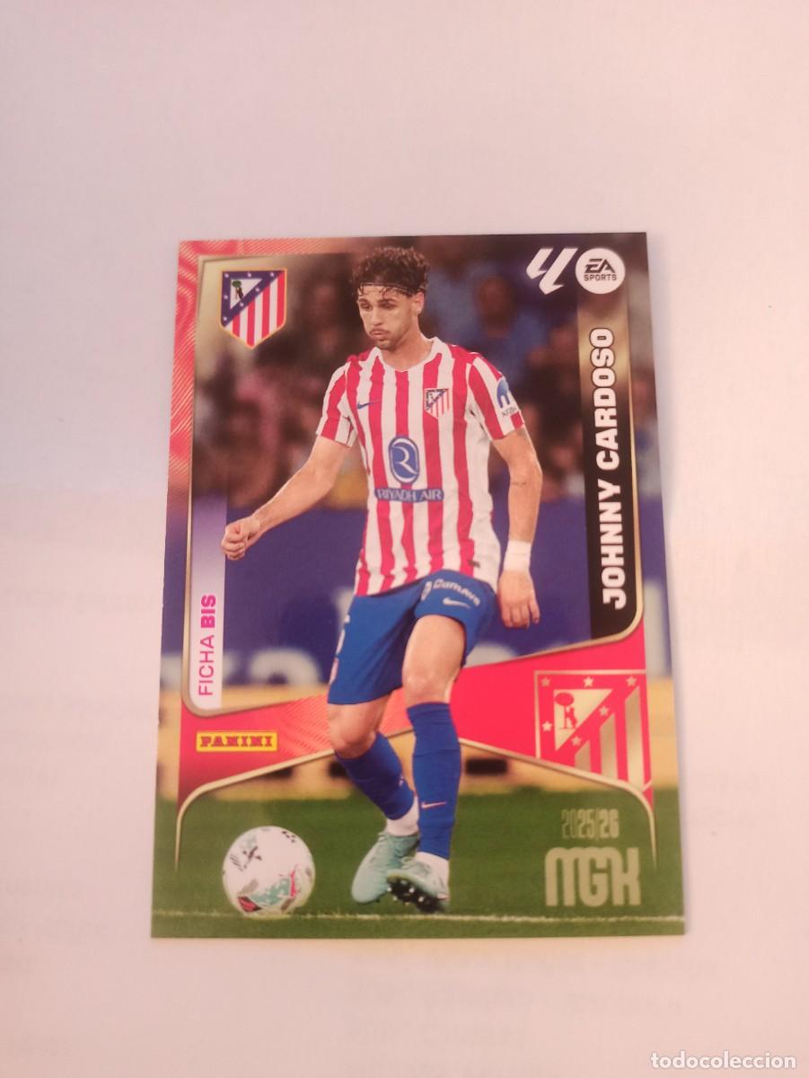 Cromos de f&uacute;tbol: Johny Cardoso 64 bis - At. Madrid - 2 &ordf; SEGUNDA EDICI&Oacute;N - MEGACRACKS 2025 2026 - 25 26 MGK