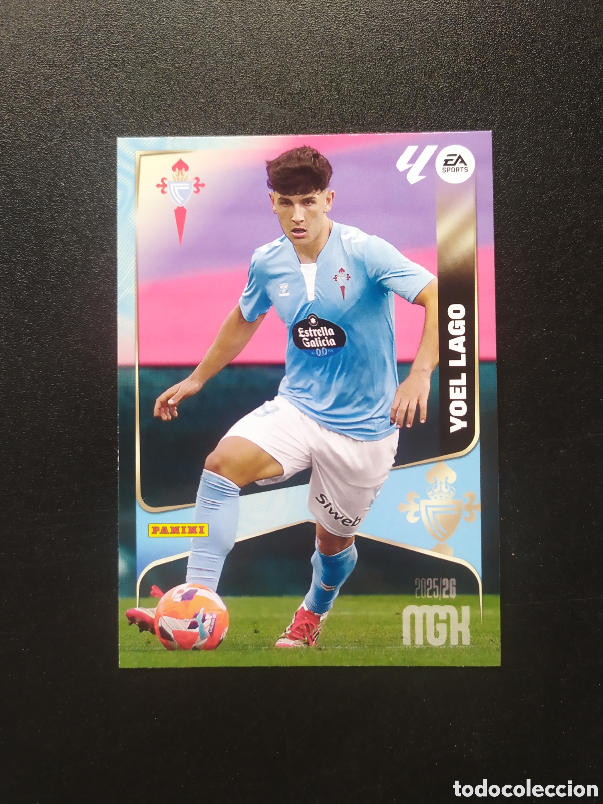 Cromos de F&uacute;tbol: Megacracks 2025 2026 25 26 panini Yoel Lago n&deg; 115 Celta Vigo