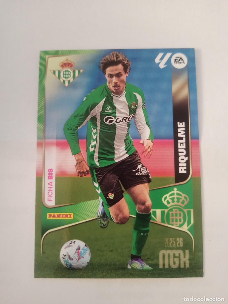 Figurine di Calcio: Riquelme 105 bis - Betis - 2 &ordf; SEGUNDA EDICI&Oacute;N - MEGACRACKS 2025 2026 - 25 26 MGK