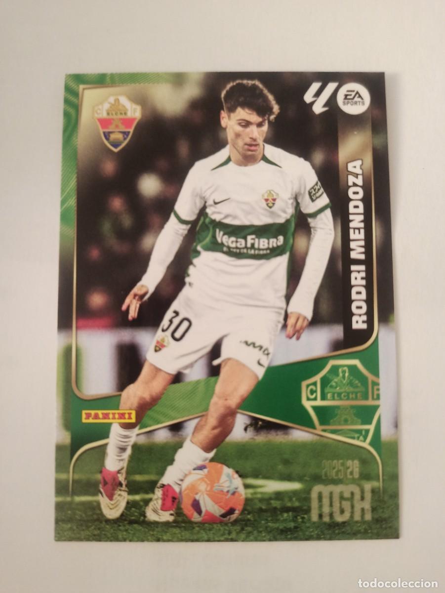 Cromos de f&uacute;tbol: Rodri Mendoza 138 - Elche - 2 &ordf; SEGUNDA EDICI&Oacute;N - MEGACRACKS 2025 2026 - 25 26 MGK