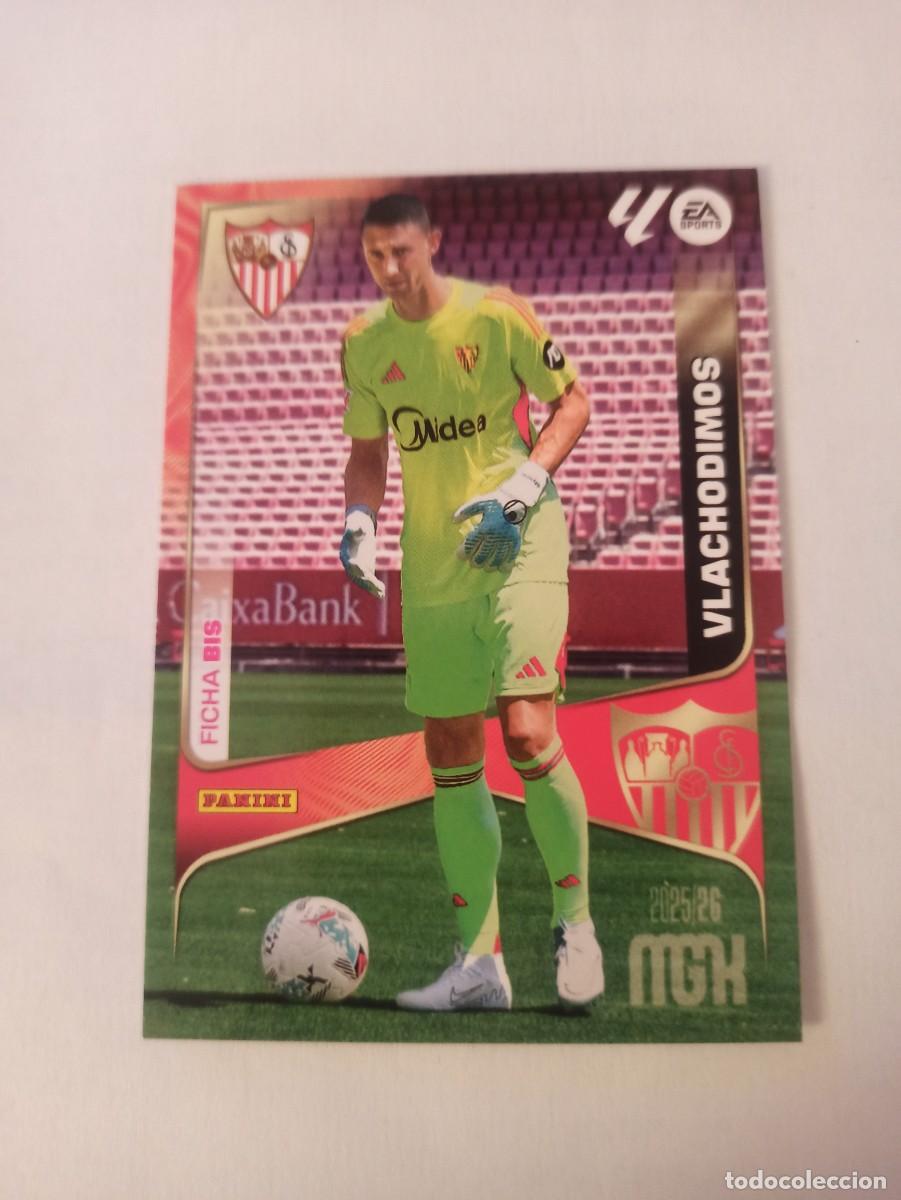 Fu&szlig;ball-Sticker: Vlachodimos 327 bis - Sevilla - 2 &ordf; SEGUNDA EDICI&Oacute;N - MEGACRACKS 2025 2026 - 25 26 MGK