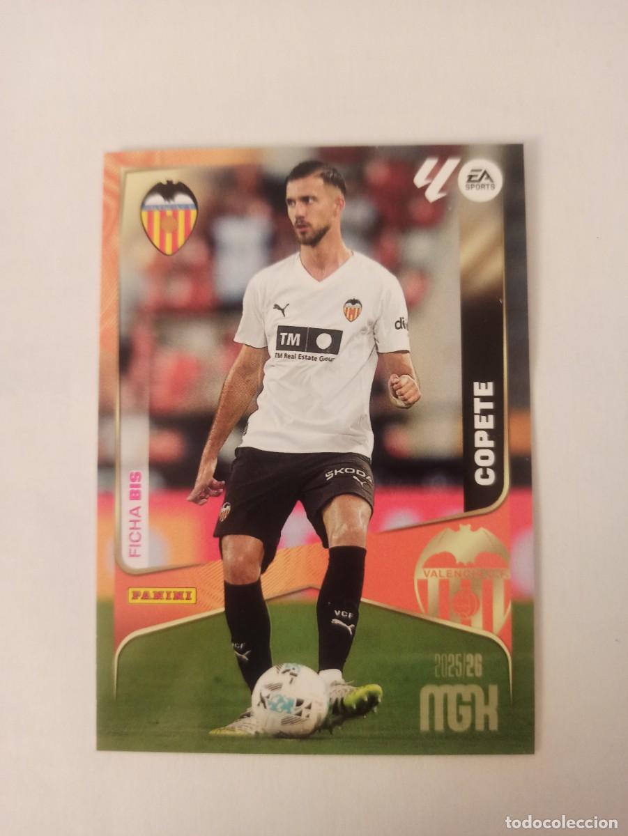 Cromos de f&uacute;tbol: Copete 348 bis - Valencia - 2 &ordf; SEGUNDA EDICI&Oacute;N - MEGACRACKS 2025 2026 - 25 26 MGK