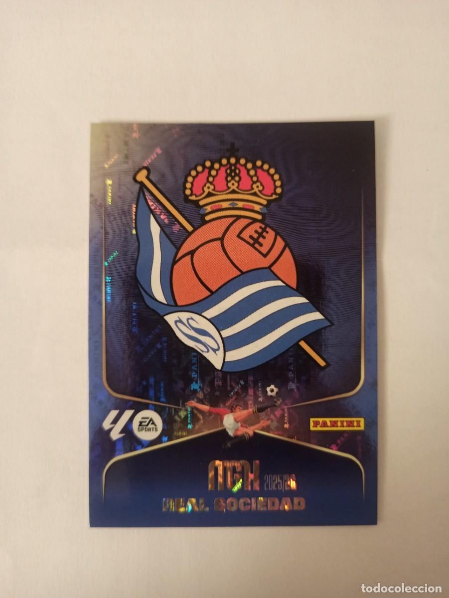 Cromos de f&uacute;tbol: Escudo 307 - R. Sociedad - MEGACRACKS 2025 2026 - 25 26 - MGK
