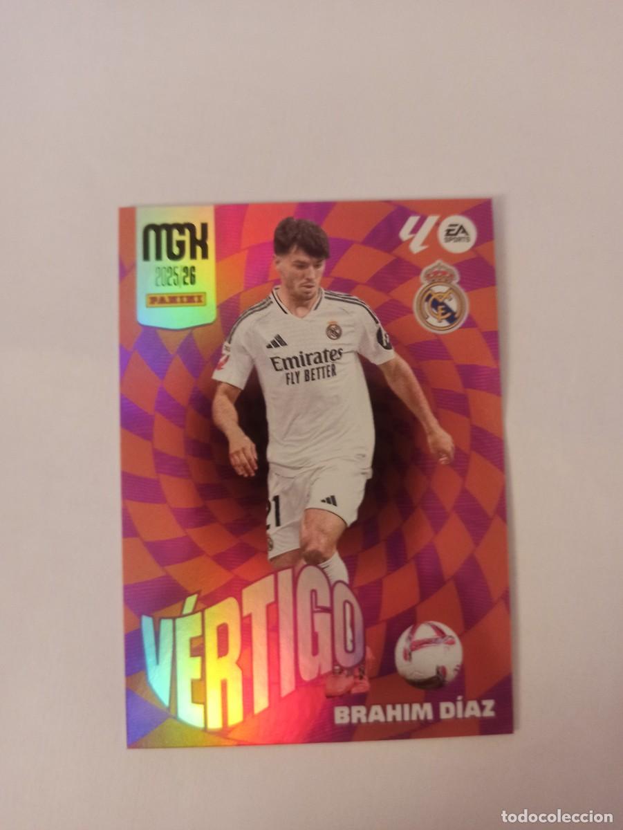 Football Stickers: Brahim Diaz 381 - R. Madrid - VERTIGO - MEGACRACKS 2025 2026 - 25 26 - MGK