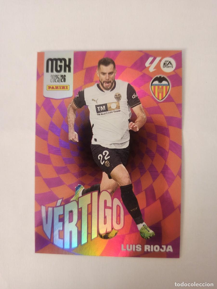 Fu&szlig;ball-Sticker: Luis Rioja 385 - Valencia - VERTIGO - MEGACRACKS 2025 2026 - 25 26 - MGK