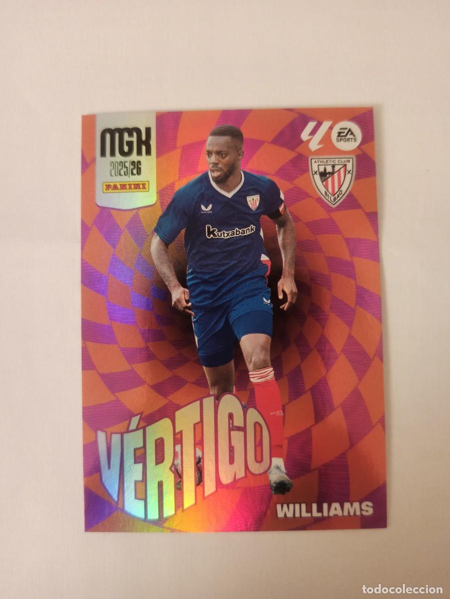 Fu&szlig;ball-Sticker: I&ntilde;aki Williams 386 - Ath. Bilbao - VERTIGO - MEGACRACKS 2025 2026 - 25 26 - MGK
