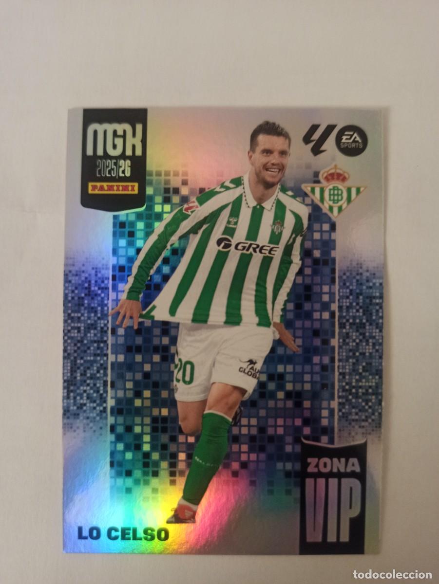 Football Stickers: Lo Celso 401 - Betis - ZONA VIP - MEGACRACKS 2025 2026 - 25 26 - MGK