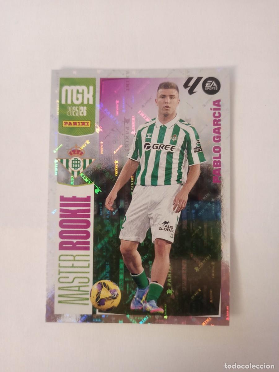 Figurine di Calcio: Pablo Garcia 418 - Betis - MASTER ROOKIE - MEGACRACKS 2025 2026 - 25 26 - MGK