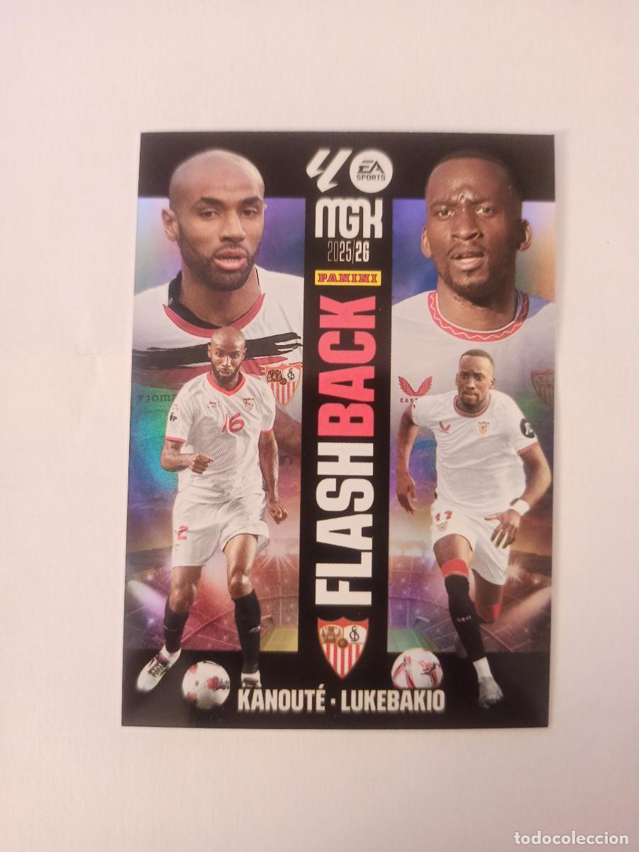 Football Stickers: Kanoute / Lukebakio 428 - Sevilla - FLASH BACK - MEGACRACKS 2025 2026 - 25 26 - MGK